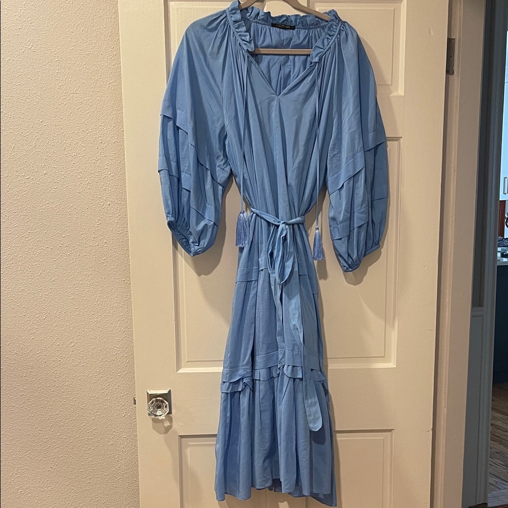 Kobi Halperin Elegant Blue Long Sleeve Dress